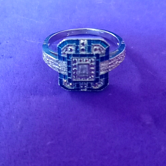 Blue And White Sparkler